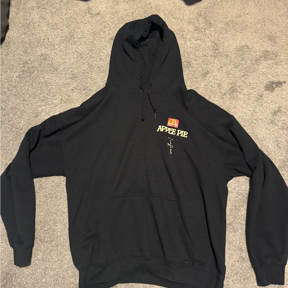 Travis Scott men’s Black Hoodie with Cactus Jack Design